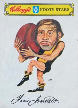 1974 Kellogg's VFL Footy Stars Stickers #NNO Kevin Bartlett Front